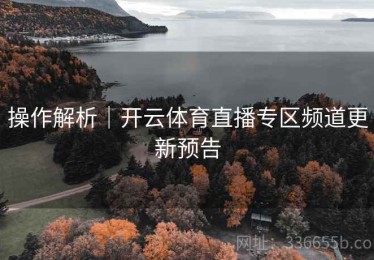 操作解析｜开云体育直播专区频道更新预告