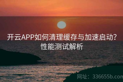 开云APP如何清理缓存与加速启动？性能测试解析