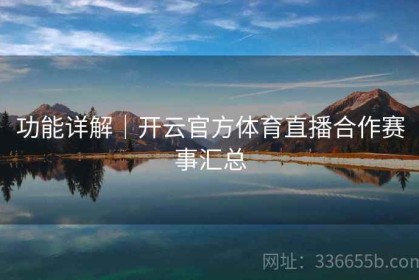 功能详解｜开云官方体育直播合作赛事汇总