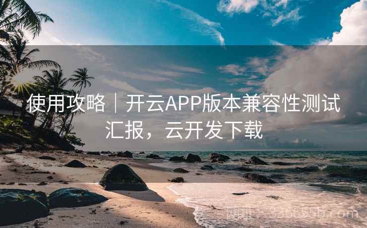 使用攻略｜开云APP版本兼容性测试汇报，云开发下载