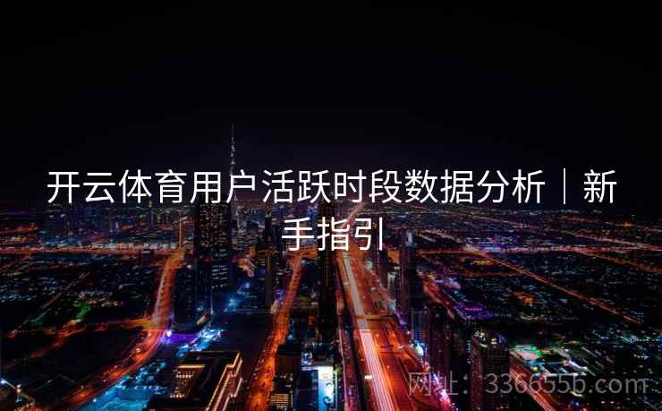 开云体育用户活跃时段数据分析｜新手指引