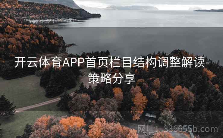 开云体育APP首页栏目结构调整解读-策略分享