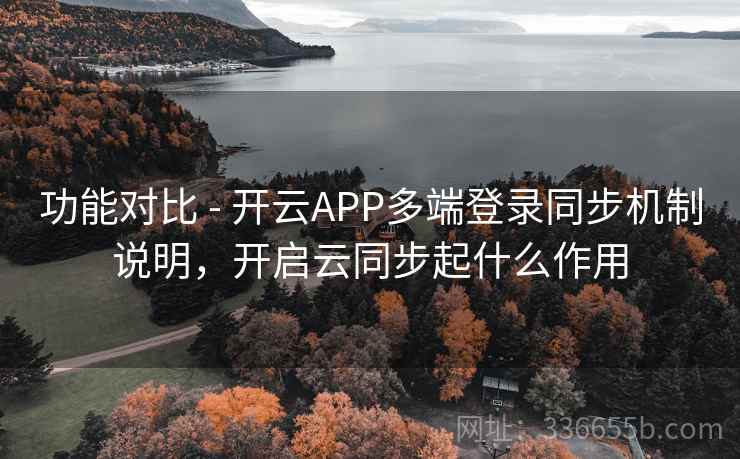 功能对比 - 开云APP多端登录同步机制说明，开启云同步起什么作用